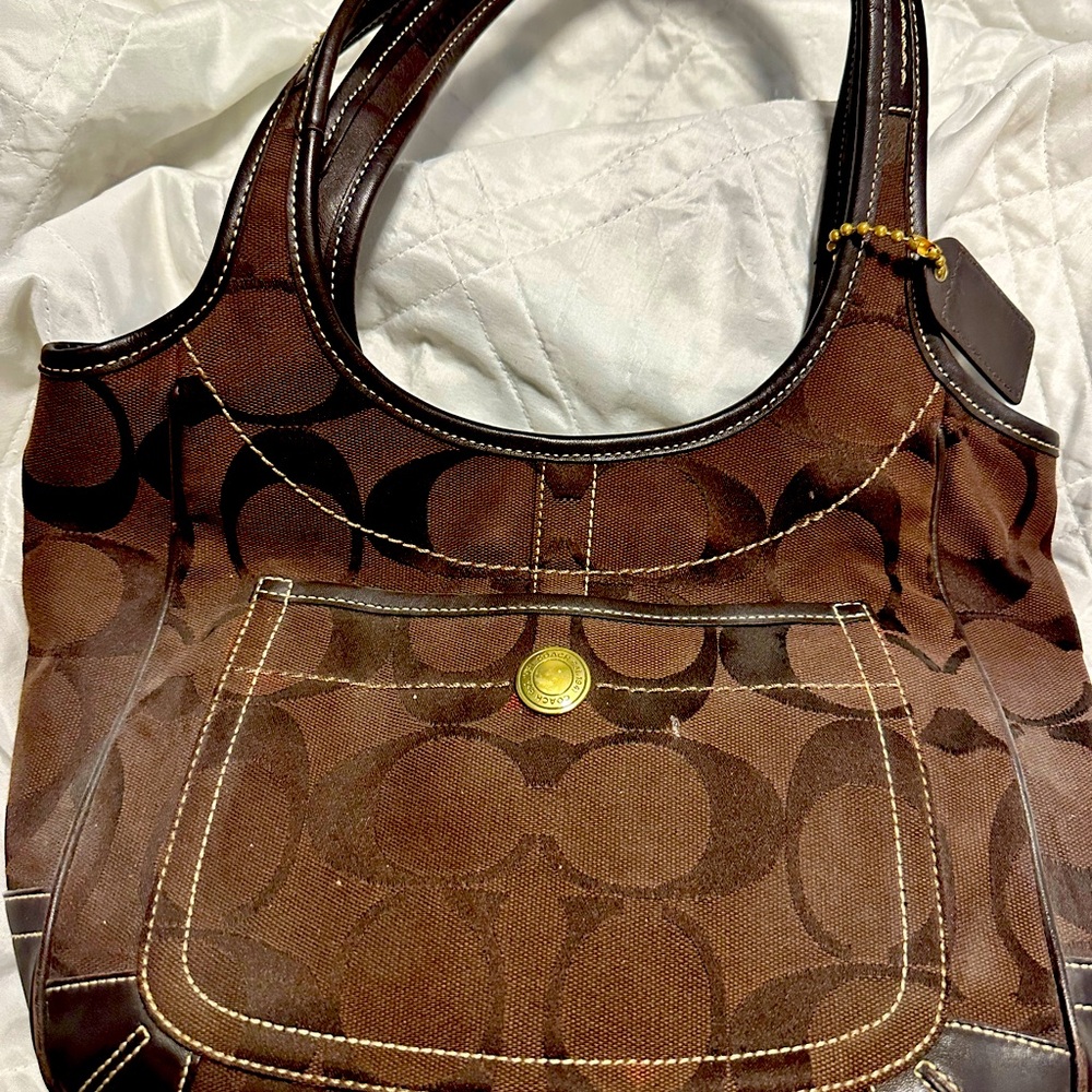 Coach Signature C Fabric Ergo Tote
